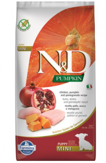 Farmina N&amp;D Dog PUMPKIN (GF) Puppy Mini, Chicken &amp; pomegranate 7kg