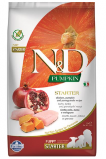 Farmina N&amp;D Dog PUMPKIN (GF) Puppy Starter all Breeds, Chicken &amp; pomegranate 2,5kg