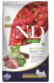 Farmina N&amp;D Dog QUINOA (GF) Adult Mini, digestion, Lamb 2,5kg