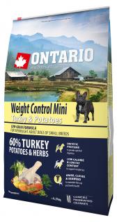 Ontario granuly Mini Weight Control morka a zemiaky 6,5 kg