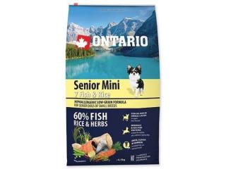 Ontario granuly Senior Mini ryba a ryža 6,5 kg