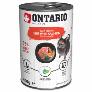 Ontario konzerva Beef &amp; Salmon 400g