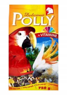 Polly Krmivo pre veľkých papagájov 750 g