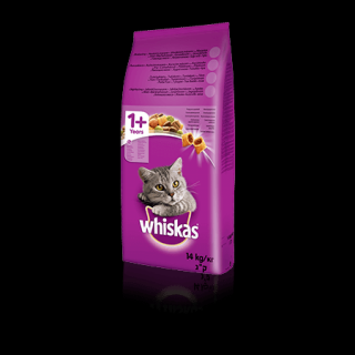 WHISKAS Adult Cat s hovädzím mäsom 14kg