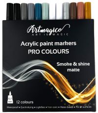 Artmagico Akrylové fixky PRE LINE Smoke and shine