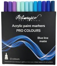 Artmagico Akrylové fixy PRE LINE Blue