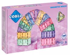 Coblo Magnetická stavebnica Pastel - 100 dielov