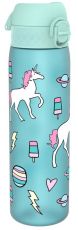 Ion8 Fľaša na pitie One Touch Unicorns modrá, 600 ml