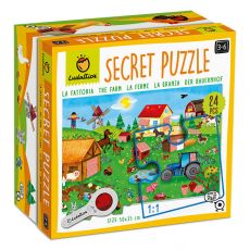 Ludattica Puzzle XXL tajomstvo s lupou - Farma