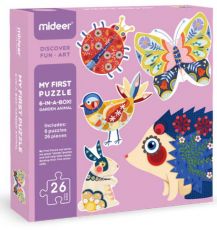 Mideer Puzzle Záhradné zvieratka