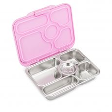 Yumbox Krabička na desiatu - desiatový box nerezový Presto RVS 5 - Rose Pink