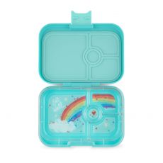 Yumbox Krabička na desiatu - desiatový box Panino - Misty Aqua Rainbow