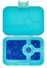 Yumbox Krabička na desiatu - desiatový box XL Tapas 4 - Antibes Blue Zodiac tray