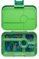 Yumbox Krabička na desiatu - desiatový box XL Tapas 5 - Jurassic Green Jungle