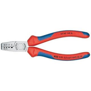 Kliešte lisovacie na koncové dutinky 145mm, 9762145 A KNIPEX