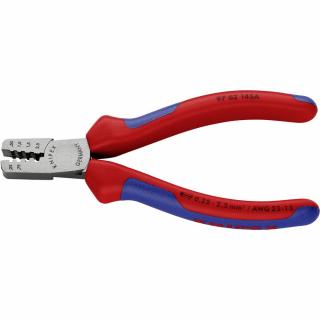 Kliešte lisovacie na koncové dutinky k lisovaniu dutiniek DIN 46228 rozsah 0,25 až 2,5 mm, 145mm , 9762145 A KNIPEX