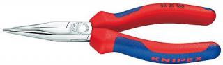 Kliešte polguľaté 160mm PVC "chrom",  3025160 KNIPEX