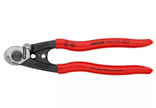 Kliešte štipacie na lanká 190mm, 9561190 KNIPEX