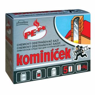 Komíniček - chemický odstraňovač sadzí z komína