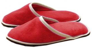 Papuče chlpáčik (Červené)
