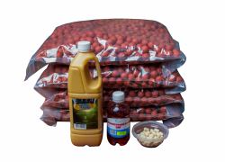 KAPRPRO Boilies 20kg set 20/24/30 Boilies 20kg, losos  patentka, 20mm + CSL 1l + DIP 250ml + VYVÁŽENKY HARD 20mm, 30g  4x5kg