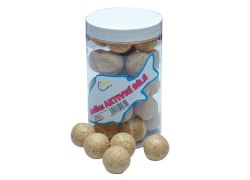 KAPRPRO BOILIES AKTIVNÍ BÍLÉ 20/24/30  BOILIES HNIJÍCÍ ČERV 250g, 24mm dóza 250g