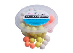 KAPRPRO PLOVOUCÍ BOILIES POP UP plovoucí boilies - fluo pop up 100g, 15/20mm - ANANAS  100g, třídílná dóza, 15 a 20mm