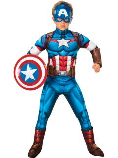 Captain America Deluxe dětský kostým - věk 3 - 4 roky - 95 - 115 cm - Novinky