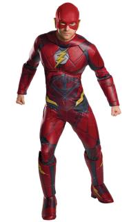 Flash Justice  League Deluxe - Adult - Velikost STD 48 - 54