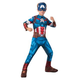 Marvel Captain America dětský kostým L - věk 5 - 6 roků - 110 - 115 cm