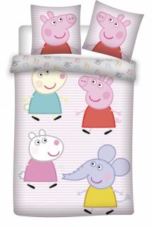 Detská posteľná bielizeň Peppa Pig Little Friends 100×135cm, 40×60 cm