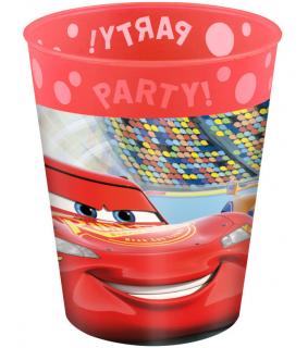 Disney Cars Arena Race mikro prémiový plastový pohár 250 ml