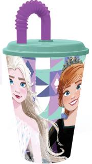 Disney Frozen Ice Magic Cup so slamkou 430 ml