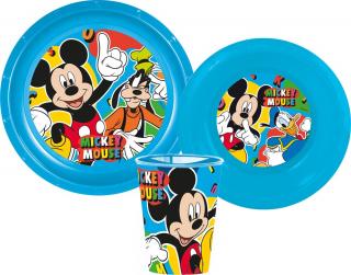 Disney Mickey Dinnerware, plastový set