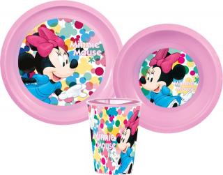 Disney Minnie Dinnerware, plastový set