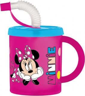 Disney pohár na slamku Minnie, plastový 210 ml