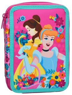 Disney Princess Spring filled pencil case 2 levels