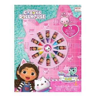 Gabi's dollhouse Smoothie Land Notebook + mini crayon set