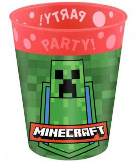 Minecraft mikro prémiový plastový pohár 250 ml