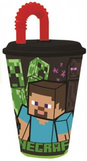 Minecraft Steve's Journey Cup so slamkou 430 ml