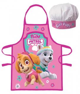 Paw Patrol Sada detskej zástery Girl Pups, 2 kusy