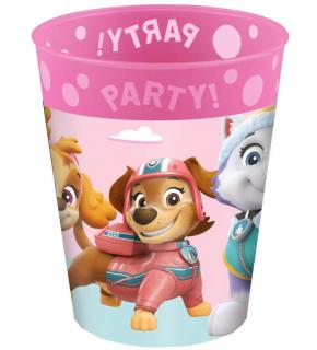 Paw Patrol Skye a Everest mikro prémiový plastový pohár 250 ml