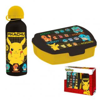 Pokémon Dark Sandwich box + Aluminium bottle Set