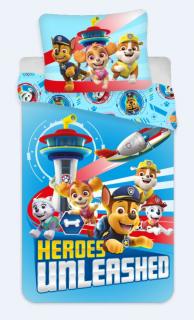 Posteľná bielizeň Paw Patrol 140×200 cm, 70×90 cm Mikrovlákno