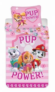 Posteľná bielizeň Paw Patrol 140×200 cm, 70×90 cm Mikrovlákno