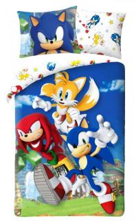 Posteľná bielizeň Sonic the Hedgehog 140×200 cm, 70×90 cm