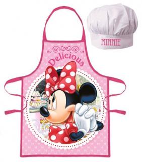 Sada 2 kusov detskej zástery Disney Minnie Delicious