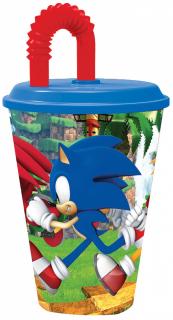 Sonic the Hedgehog Speedy Cup so slamkou 430 ml