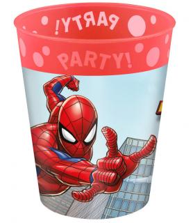 Spiderman Crime Fighter mikro prémiový plastový pohár 250 ml