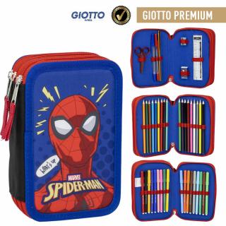 Spiderman What's Up filled pencil case triple layer